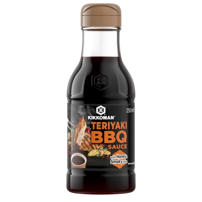 Sos Teriyaki Bbq Cu Miere Si Gust Afumat Kikkoman 250Ml